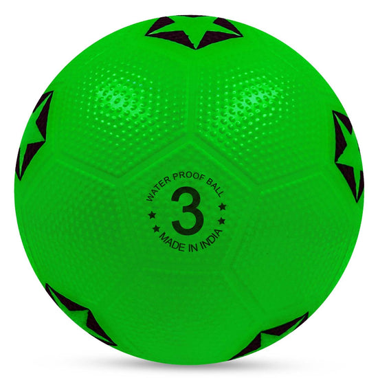 Synco green waterproof football kids size 3