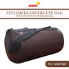 Synco PU leather  gym bag  brown
