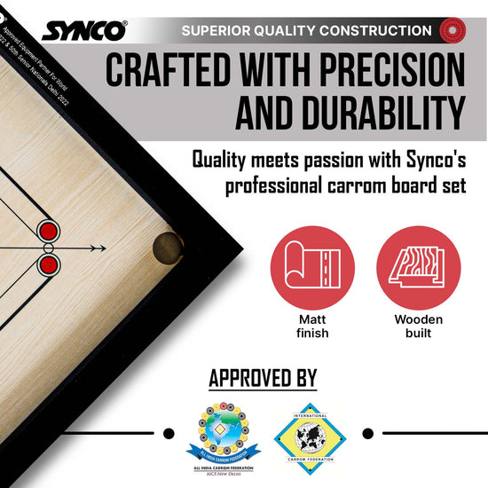 Synco wooden CarrmBoard