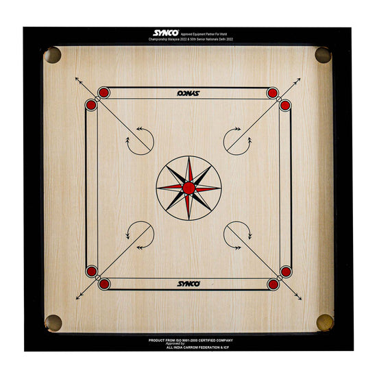 Synco Wooden Carromboard front