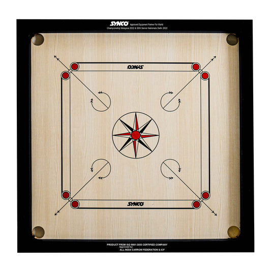Synco Wooden Carromboard front