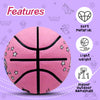 Synco Kids angel pink Rubber Basketball featuress