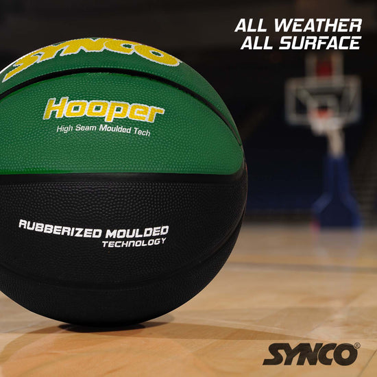 Synco Hooper basketball green black build quality