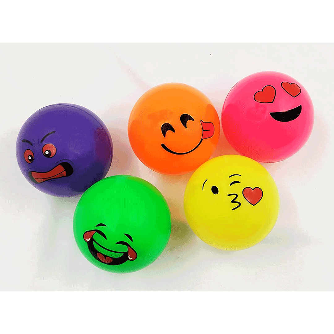 Smiley face hot sale balls