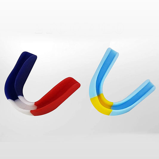 Synco Flavoured Mouth Guard/Gum Shield - for Boxing, Hockey, Judo, Karate Martial Arts and All Contact Sports| assorted color (Set Of 2, Senior)