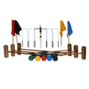 Synco Croquet Sport Diamond Croquet Set 6 Player,Professional Set with Croquet Balls and acessories (38 INCH) for Adult, Perfect for Lawn, Backyard, Parks and Gardens for Fun and Professional Games.