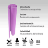 Synco Yoga Mat with Carrying Strap (Color: Purple)
