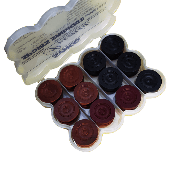 Synco Premia Carrom Board Coins in PVC Box - 2