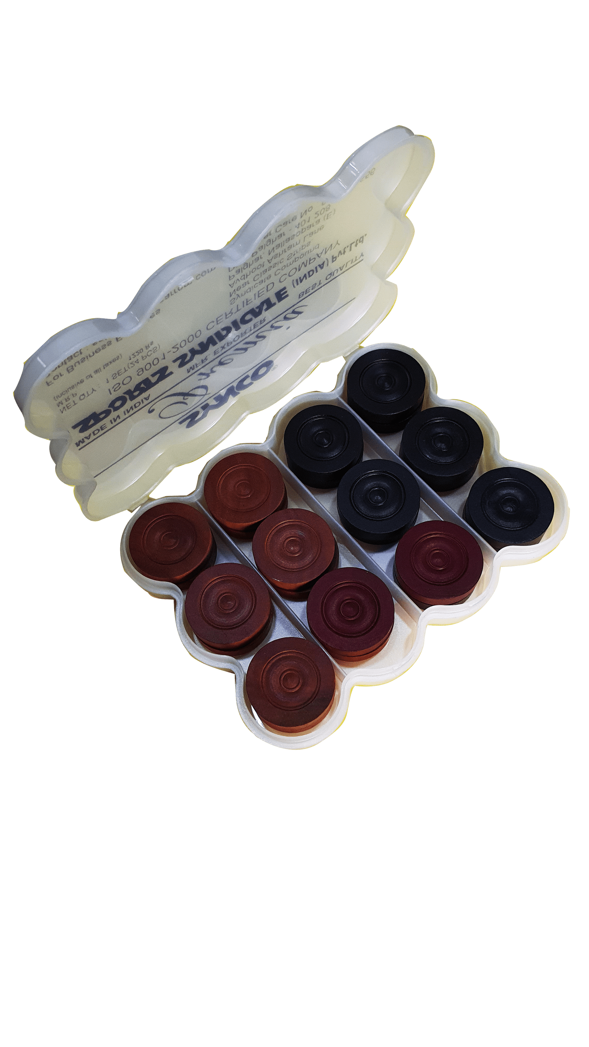 Synco Premia Carrom Board Coins in PVC Box - 2