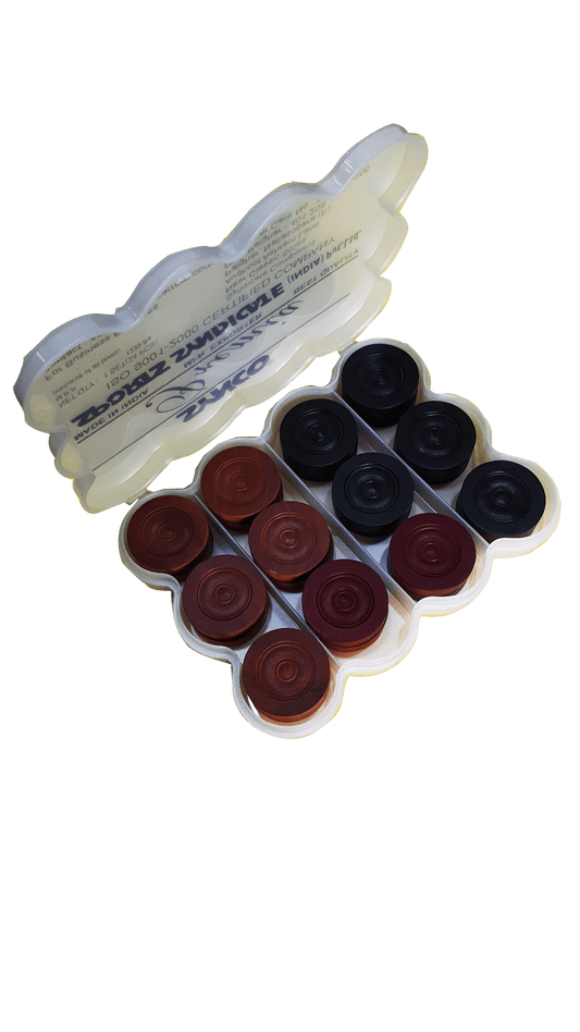 Synco Premia Carrom Board Coins in PVC Box - 2