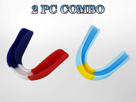 Synco Flavoured Mouth Guard/Gum Shield - for Boxing, <br>Hockey, Judo, Karate Martial <br>Arts and All Contact Sports| <br>Set of 2 - 1