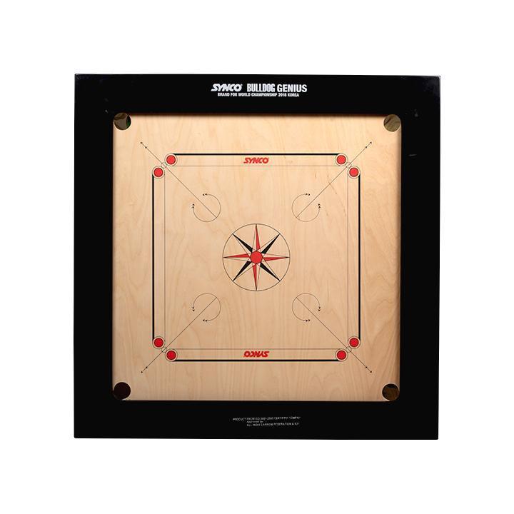 Synco Bulldog Genius 24mm Full size carrom board - 1