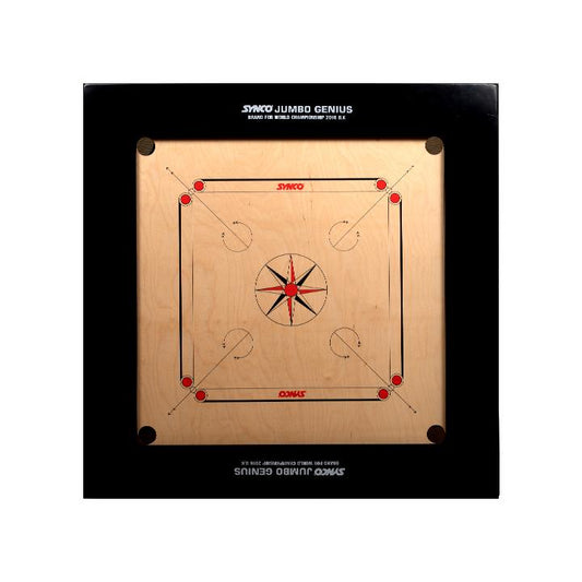 Synco Jumbo Genius Full size Carrom Board 28mm - 1