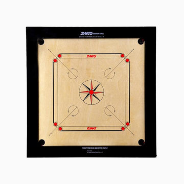 Synco Champion Genius Full size 16mm Carrom Board - 1