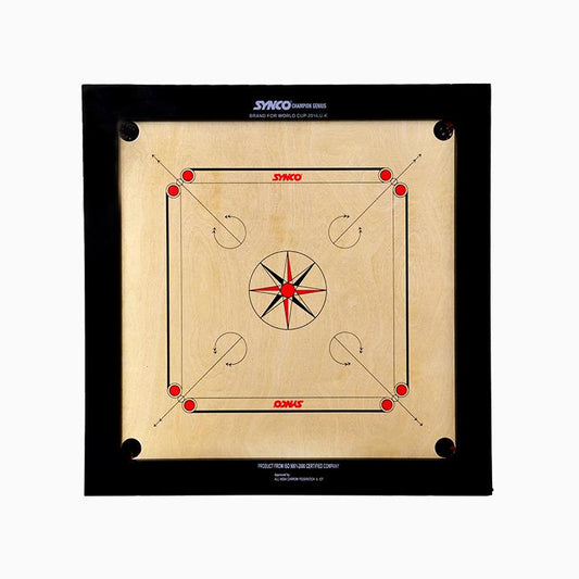 Synco Champion Genius Full size 16mm Carrom Board - 1