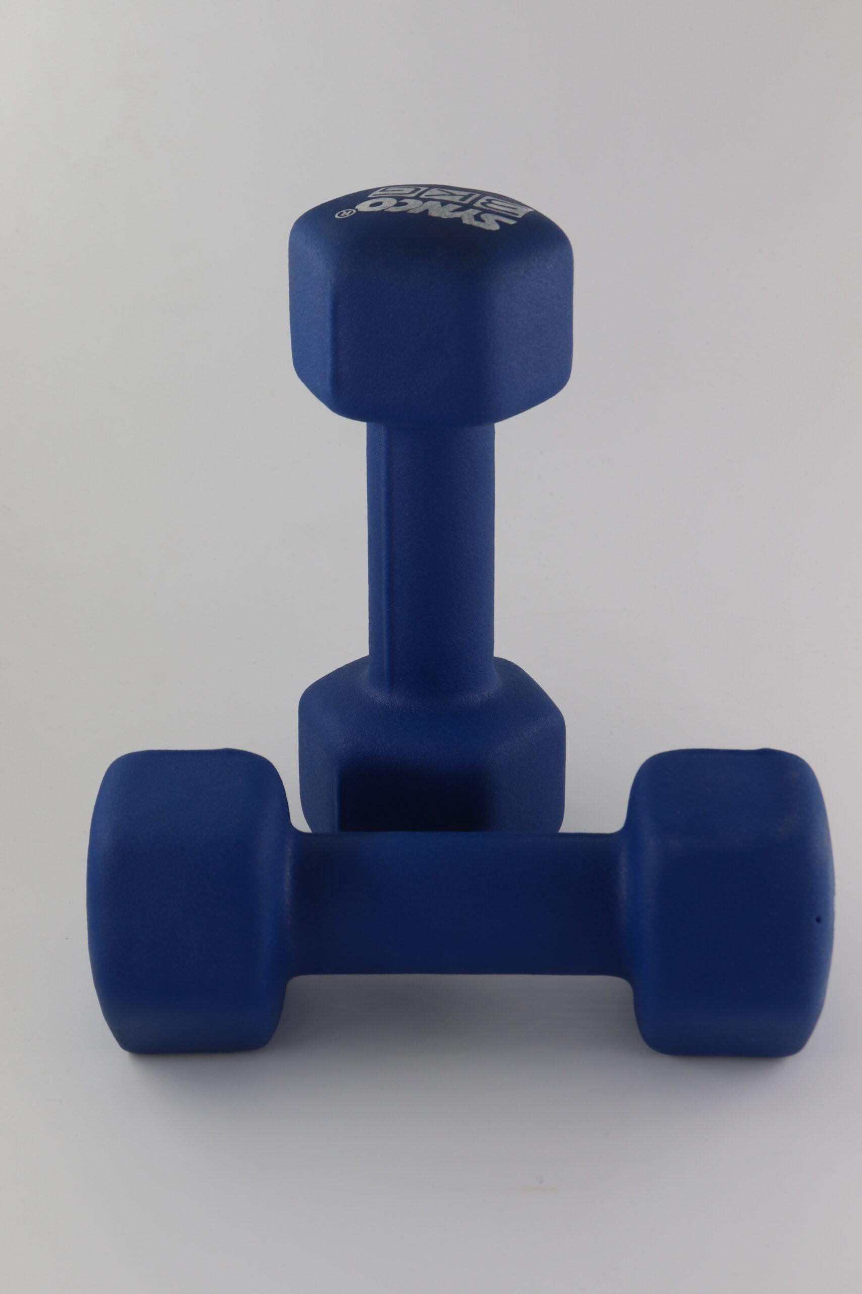 Synco Blue Dumbbell Pair (2 x 3 KG) - 3