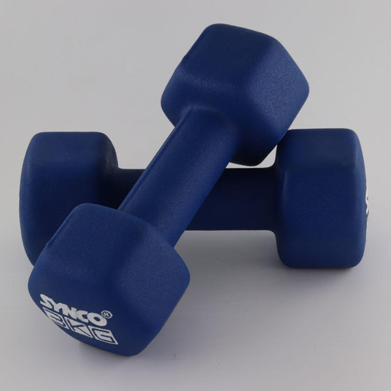 Synco Blue Dumbbell Pair (2 x 3 KG) - 2