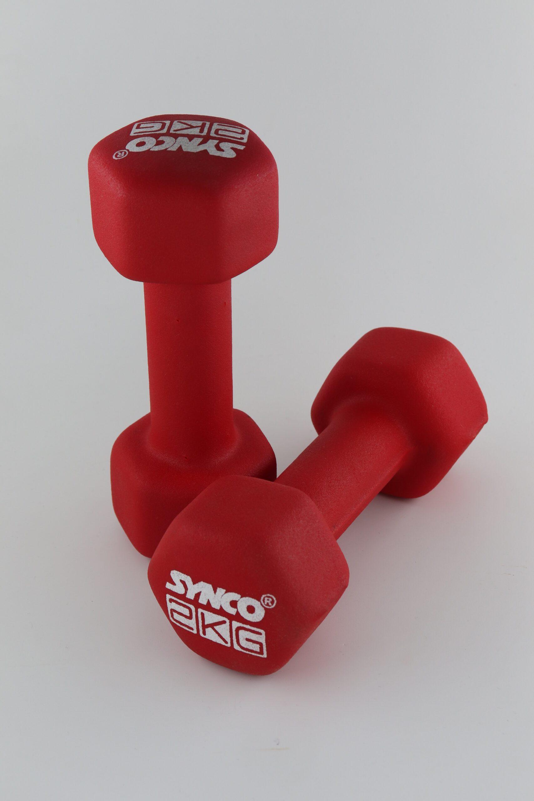 Synco Red Dumbbell Pair (2 x 2 KG) - 4