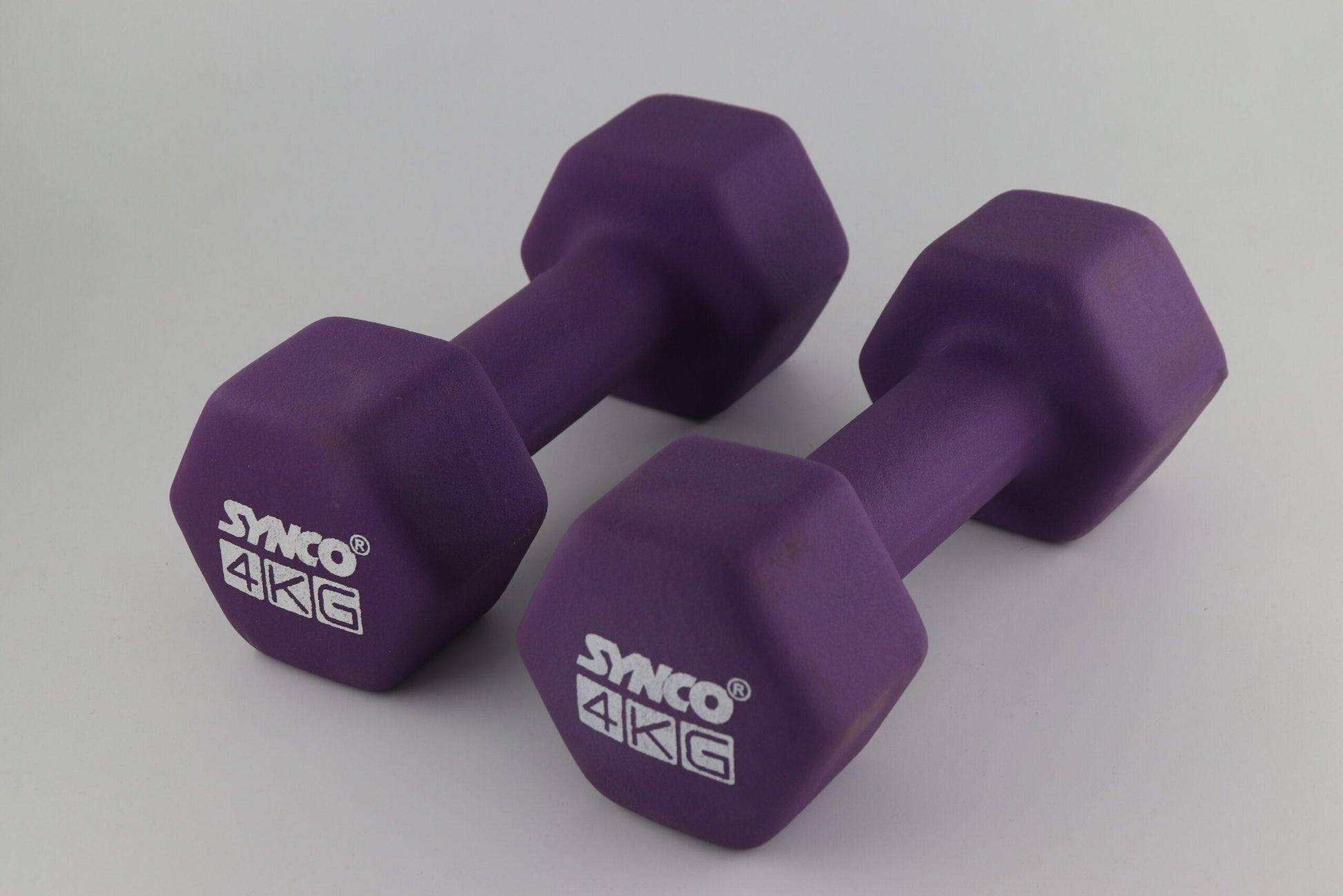 Synco Purple Dumbbell Pair (2 x 4 KG) - 5