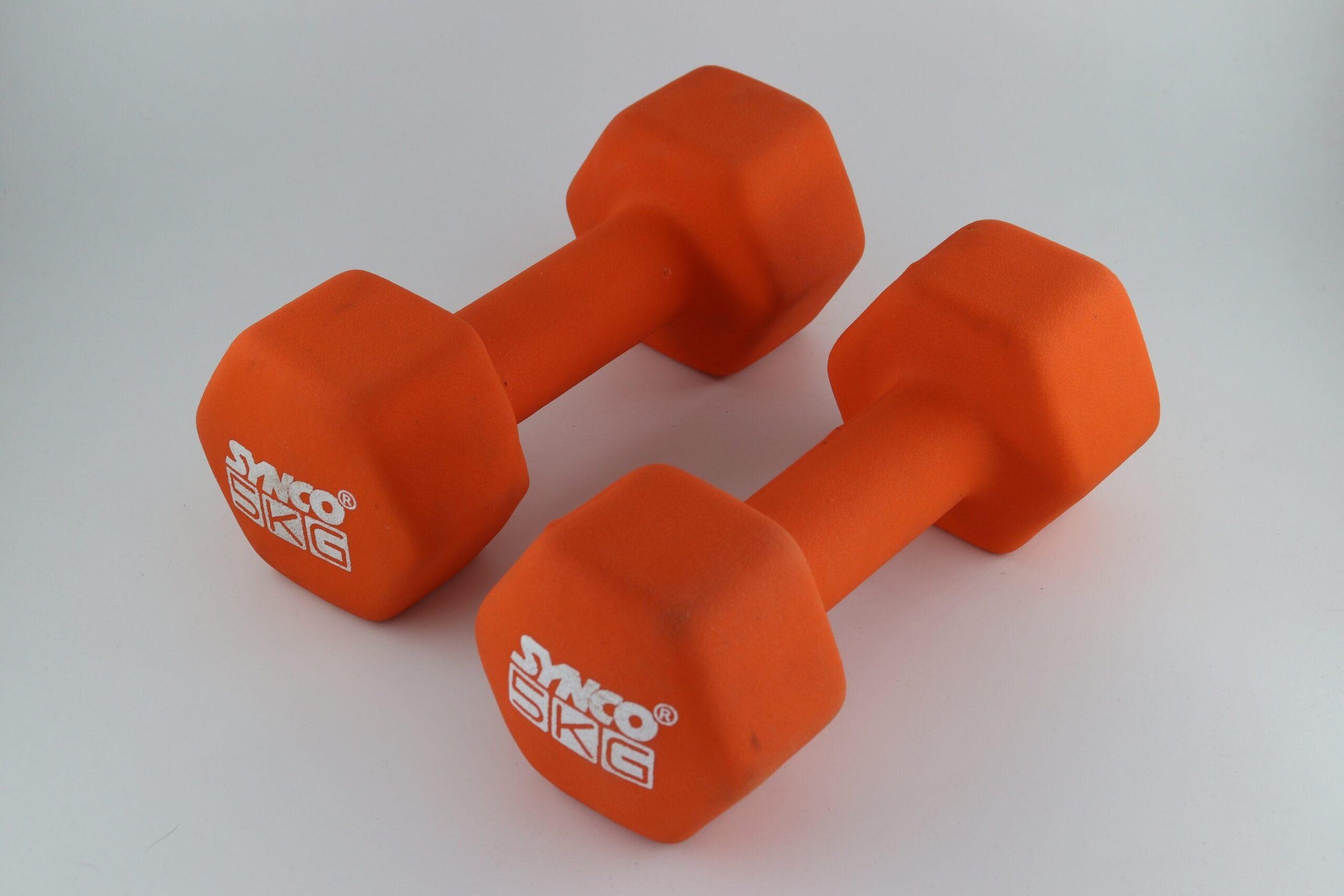 Synco Orange Dumbbell Pair (2 x 5 KG) - 2