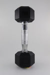 Synco Rubber Coated Dumbbell Pair (2 x 2.5 KG) - 3