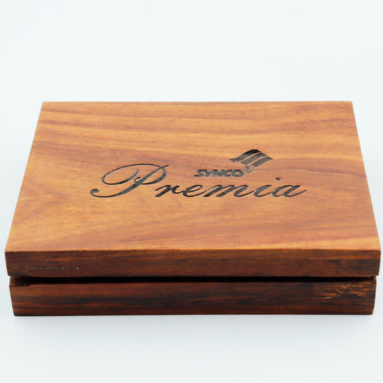Synco Premia Carrom Board Coins in Sheesham wooden Box - 1