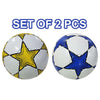 Synco Professional FIFA Football |Soccer Ball Size-5 |Blue ,Yellow | Set of Two