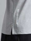 Synco Zen Sports Tshirt for Men (Grey) | Quick Dry Fit Sports T-Shirt | Ideal for Workout, Running, Gym Tshirt