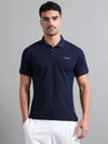 Synco Zen Sports Tshirt for Men (Blue) | Quick Dry Fit Sports T-Shirt | Ideal for Workout, Running, Gym Tshirt