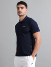 Synco Zen Sports Tshirt for Men (Blue) | Quick Dry Fit Sports T-Shirt | Ideal for Workout, Running, Gym Tshirt
