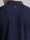 Synco Zen Sports Tshirt for Men (Blue) | Quick Dry Fit Sports T-Shirt | Ideal for Workout, Running, Gym Tshirt