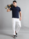 Synco Zen Sports Tshirt for Men (Blue) | Quick Dry Fit Sports T-Shirt | Ideal for Workout, Running, Gym Tshirt