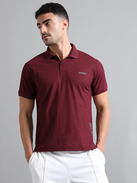 Synco Zen Sports Tshirt for Men | Quick Dry Fit Sports T-Shirt | Gym Tshirt for Men | Training Activewear Tshirt | Ideal for Workout, Running, Gym Tshirt