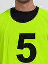 Synco Football Training Bibs – Set of 12 | 1 to 12 Numbered
