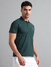 Synco Zen Sports Tshirt for Men (Green) | Quick Dry Fit Sports T-Shirt | Ideal for Workout, Running, Gym Tshirt