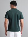 Synco Zen Sports Tshirt for Men (Green) | Quick Dry Fit Sports T-Shirt | Ideal for Workout, Running, Gym Tshirt