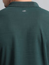 Synco Zen Sports Tshirt for Men (Green) | Quick Dry Fit Sports T-Shirt | Ideal for Workout, Running, Gym Tshirt