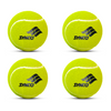 Synco Cricket Tournament Rubber Tennis Ball | Combo Pack of 4 | Color-Neon (Heavy Tennis Balls)