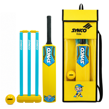 Junior Cricket Kit for Kids Size 2 Plastic | Synco