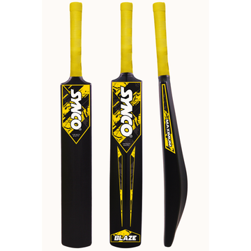 Blaze Hard Plastic Bat PVC Full Size Cricket Bat - Synco
