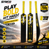 Blaze Hard Plastic Bat PVC Full Size Cricket Bat - Synco