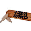 SYNCO Wooden Wicket Set for Youth and Senior(3 Piece Wooden wickets,2 Piece bails,)