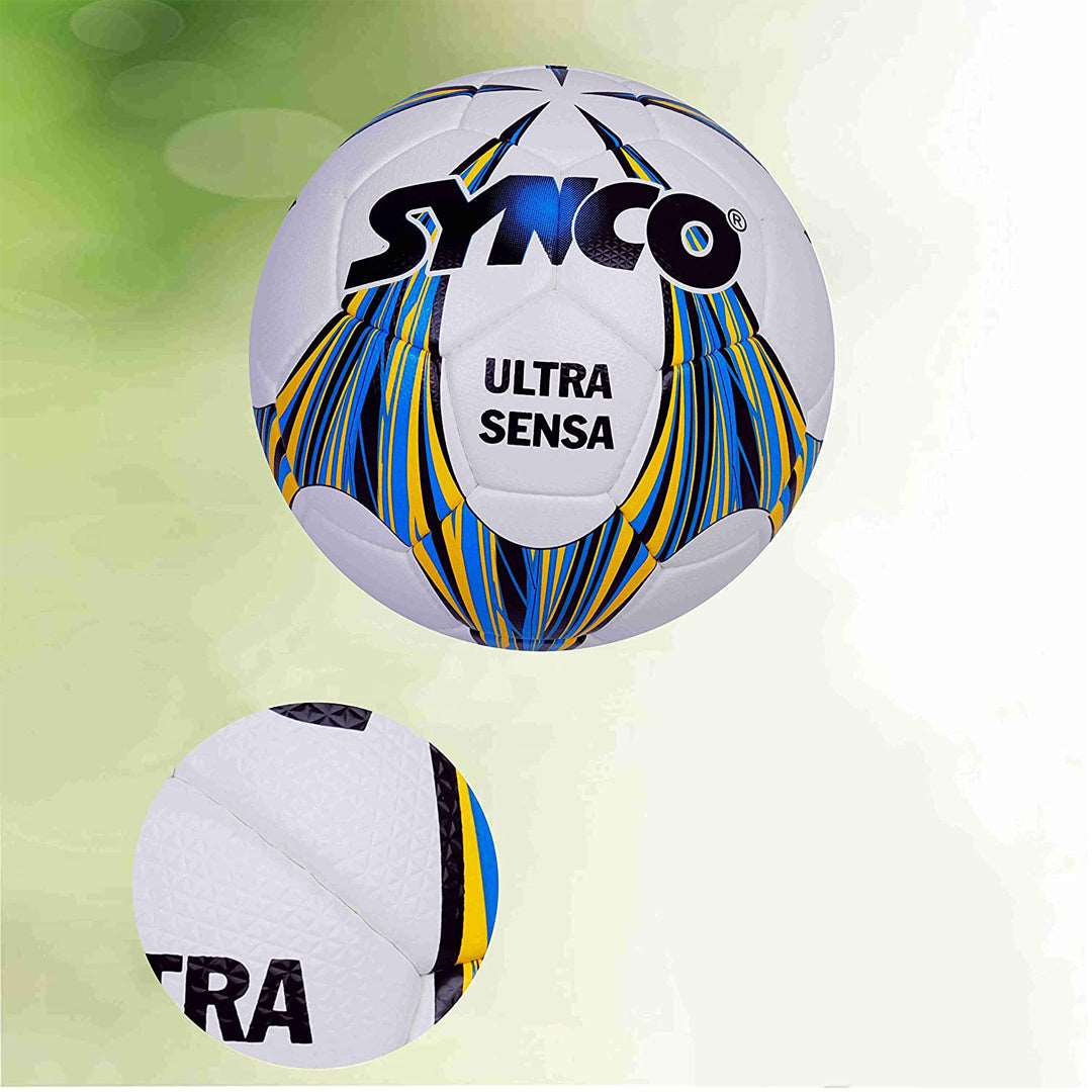 Synco Professional FIFA ULTRASENSA PU Football/Soccer Ball Size-5 White