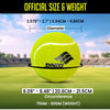 Synco Cricket Tournament Rubber Tennis Ball | Combo Pack of 4 | Color-Neon (Heavy Tennis Balls)