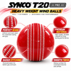 T20 Pro Heavy Weight Cricket Wind Ball 110g Set of 3 | Synco