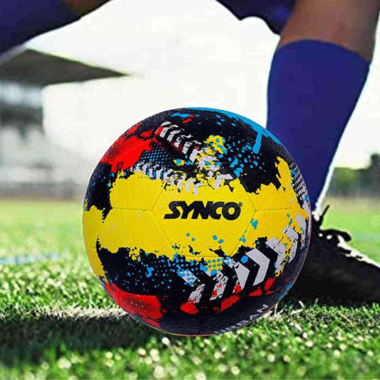 Synco Street Urban rubber Soccer Ball | size-5 | Multicolor