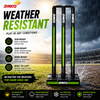 Plastic Cricket Wicket set Full Size Black - Synco