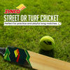 Synco Cricket Tournament Rubber Tennis Ball | Combo Pack of 6 | Color-Neon (Light Tennis Balls)