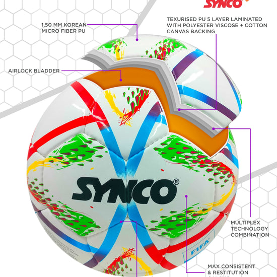 Synco FIFA Approved TPU Football Size-5