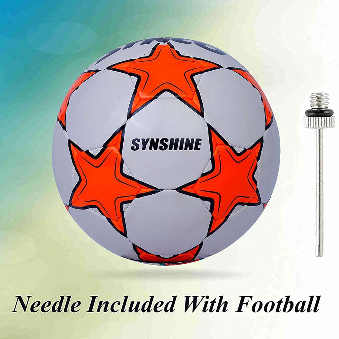 SYNCO Professional FIFA Football Ball Hand Stitch Model Synshine Size-5